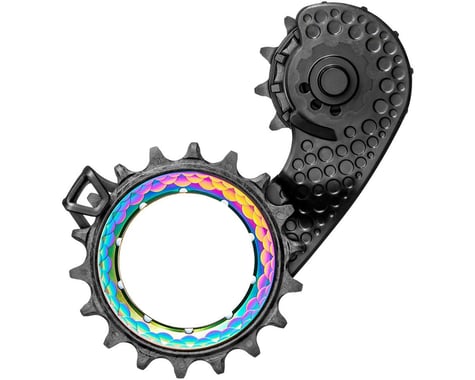 Absolute Black Hollowcage Carbon Ceramic Oversized Derailleur Pulley (Rainbow)
